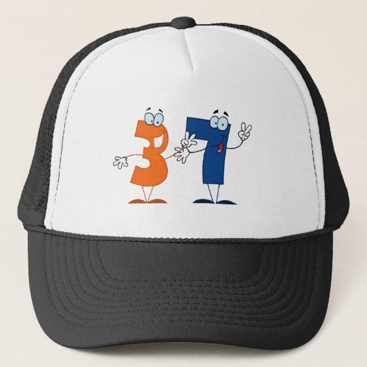 Casquette Numéro heureux 37 (Devant)