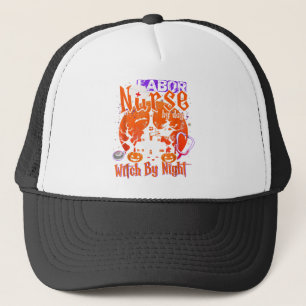 Casquette Nurse By Day Witch By Night Vintage Halloween