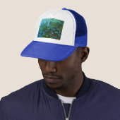 Casquette Nymphéas (En situation)