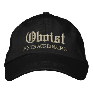 Casquette Oboiste Brodé Extraordinaire Music