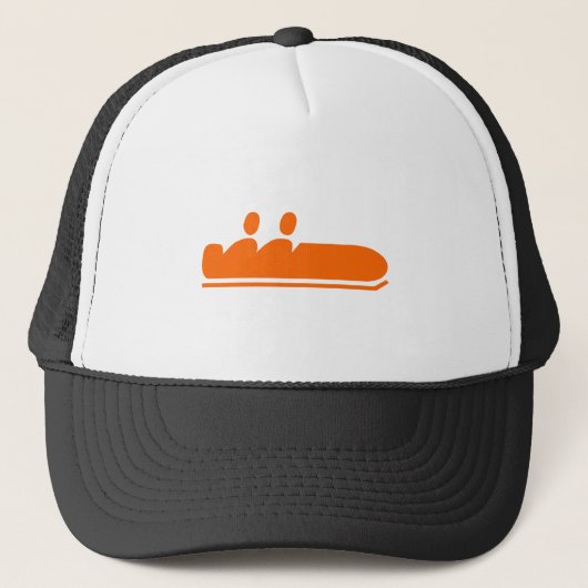 Casquette Obsédée - Orange (Devant)