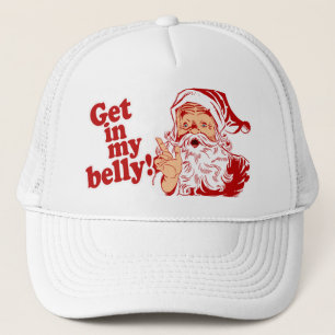 Casquette Obtenez dans le ventre de Santa