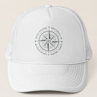 Casquette OBX Boussole Nautique Banques extérieures Eau Vint