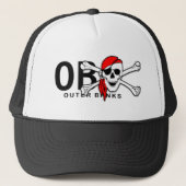 CASQUETTE OBX Skull and Crossbones Pirate Outer Ba (Devant)