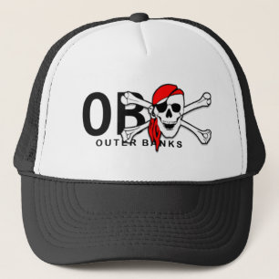 CASQUETTE OBX Skull and Crossbones Pirate Outer Ba