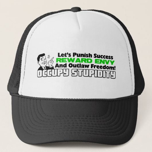 Casquette Occupez la stupidité (Devant)