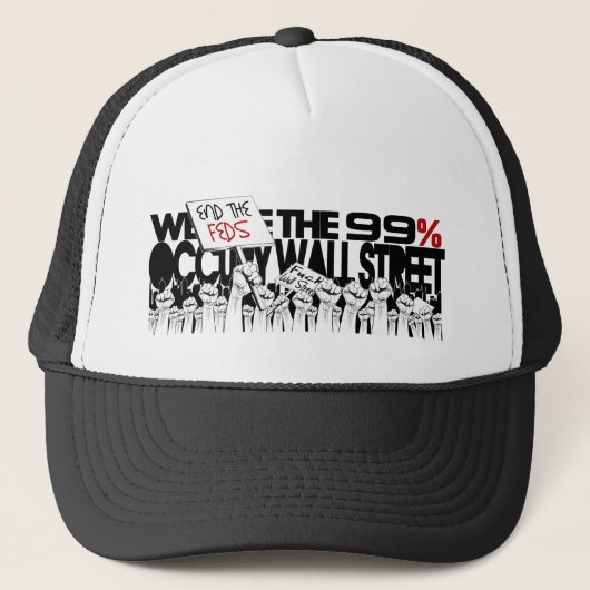 Casquette Occupez Wall Street - nous sommes les 99% (Devant)