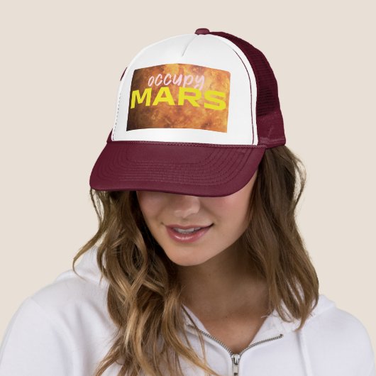 Casquette Occupy Mars (En situation)