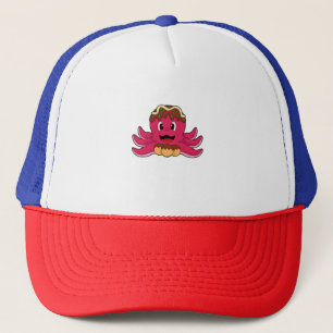 Casquette Octopus avec gâteau