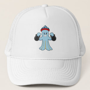 Casquette Octopus comme Bodybuilder avec des cloches