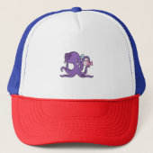 Casquette Octopus with Fish (Devant)