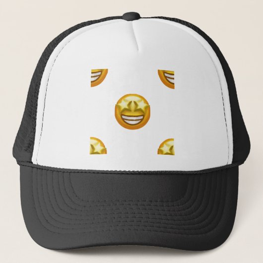 Casquette oeil étoile émoji (Devant)