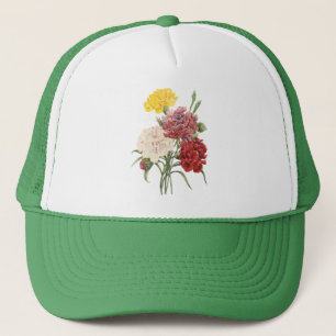 Casquette Œillets anciens Dianthus Fleurs de jardin Redoute
