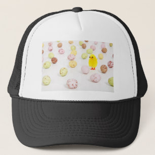 Casquette oeufs de poule