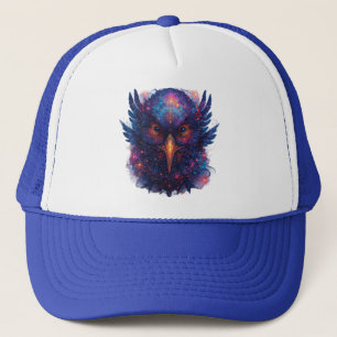 Casquette Œuvre d'art d'oiseau vibrant