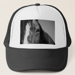 Casquette OEuvre d'oeil noir blanc