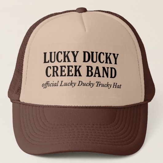 Casquette Official Lucky Ducky Trucky Hat-Words only (Devant)