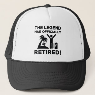 Casquette Officiellement retiré