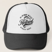 Casquette Ofishally Retired 2024 Funny Fishing (Devant)
