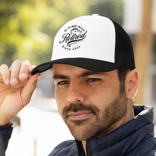 Casquette Ofishally Retired 2024 Funny Fishing