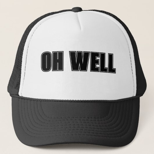 CASQUETTE OH BIEN (Devant)