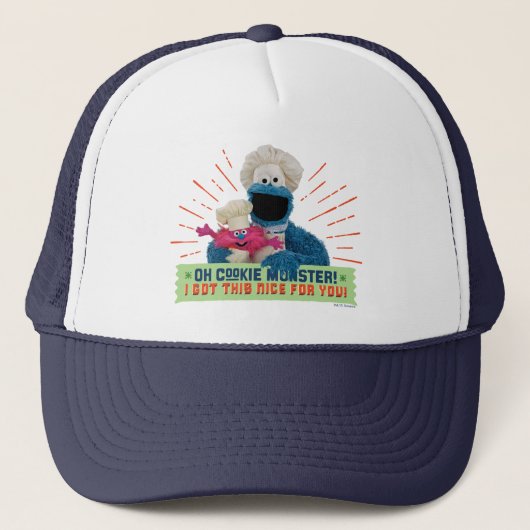 Casquette Oh Cookie Monster ! J'Ai Compris Ça Bien Pour Toi (Devant)