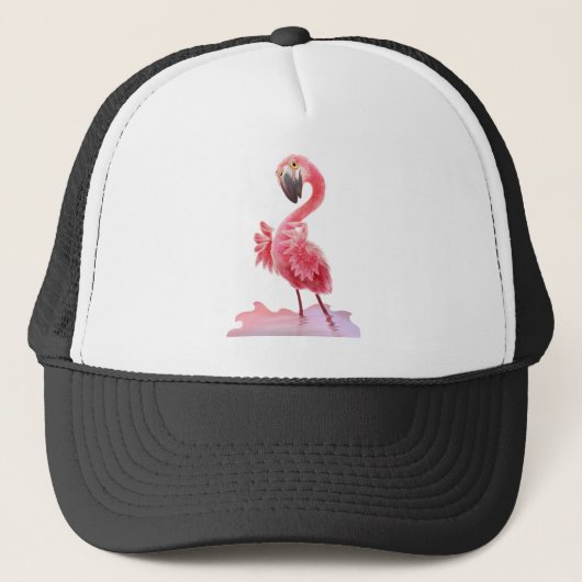 Casquette Oh, Flamant rose ! (Devant)
