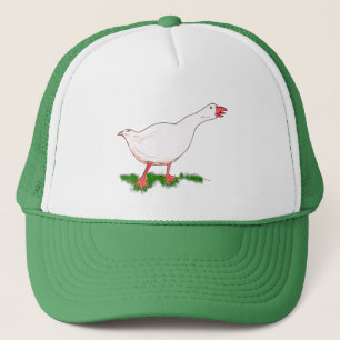 Casquette oie de la ferme blanche