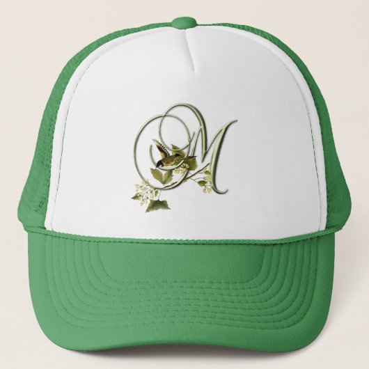 Casquette Oiseau chanteur M initial (Devant)