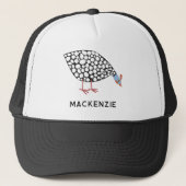 Casquette Oiseau de Guineafowl Personnalisé (Devant)