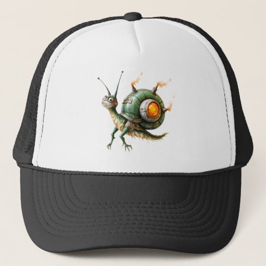 Casquette Oiseau-limace Steampunk Cosmique – Créature de Rêv (Devant)