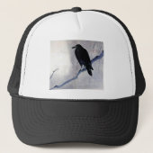 Casquette Oiseau noir de Raven (Devant)