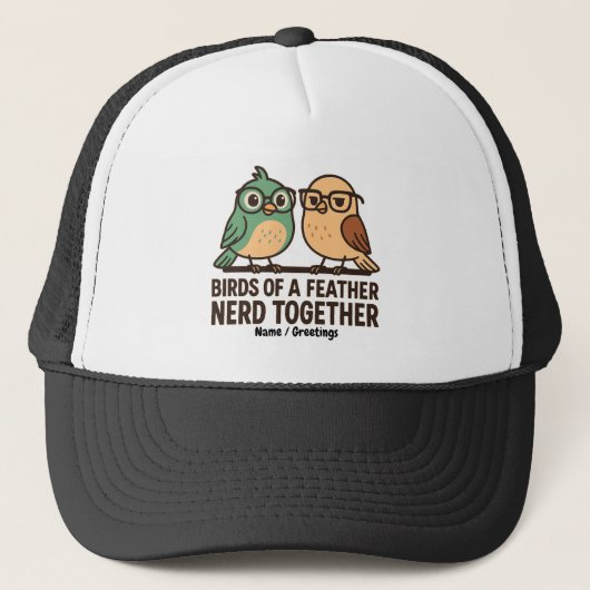 Casquette Oiseaux de même plumage s'énervent ensemble Drôle  (Devant)