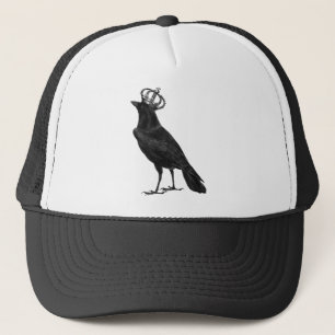Casquette Oiseaux d'oiseau de noir de couronne de Raven de