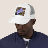 Casquette Oiseaux fleur sauvage-Pied Violet III Cadeaux et v (En situation)