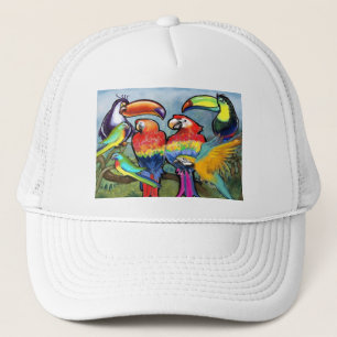 Casquette Oiseaux tropicaux