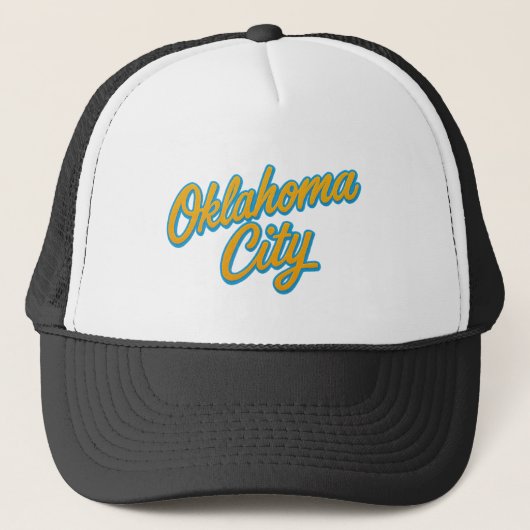 Casquette Oklahoma City Script - Retro OKC Pride (Devant)