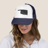 Casquette Oklahoma I Like It Here State Silhouette Black (En situation)