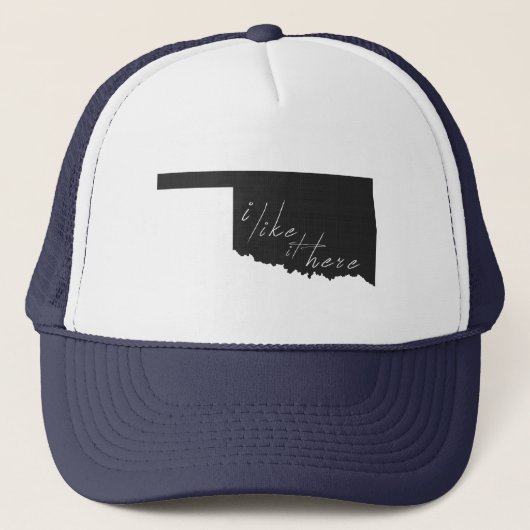 Casquette Oklahoma I Like It Here State Silhouette Black (Devant)