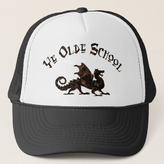 Casquette Old School - Medieval Dragon King Arthur Knights (Devant)