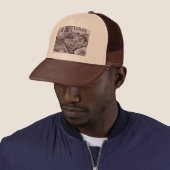 Casquette Old Texas Cartoon Map (En situation)