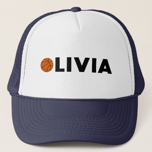 Casquette Olivia Basketball (Devant)