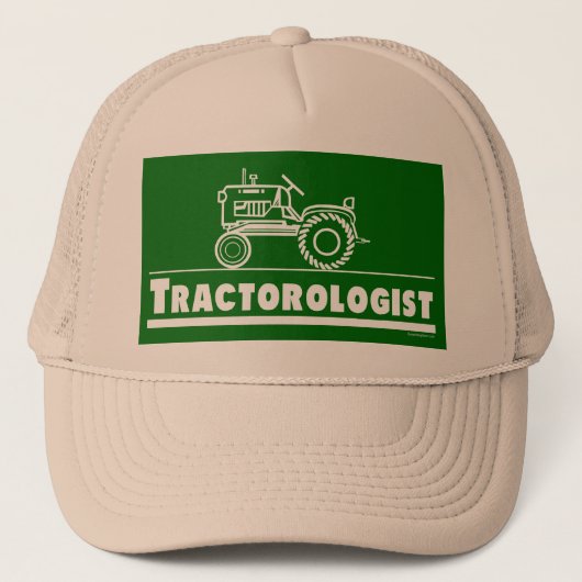 Casquette Ologiste de Tracteur vert (Devant)
