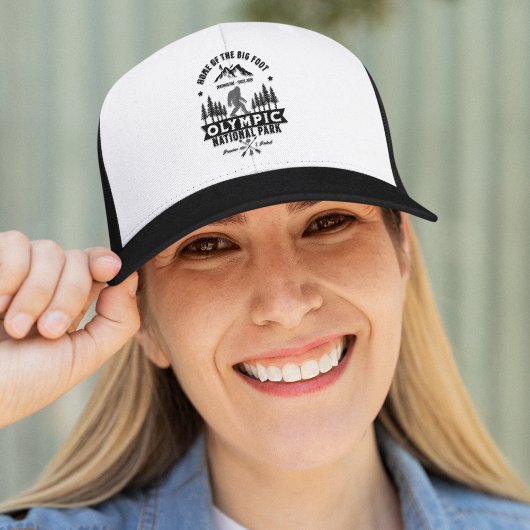 Casquette Olympic National Park Home of the Big Foot