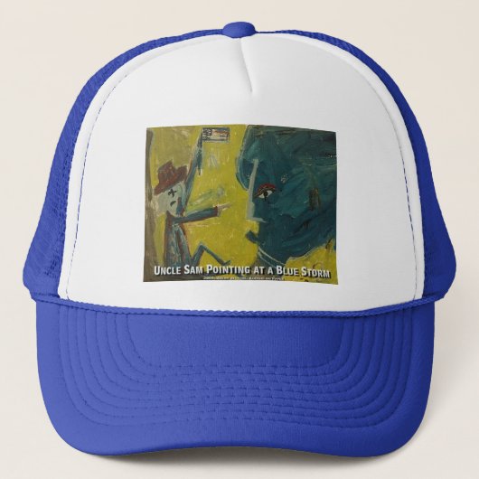Casquette oncle sam pointant la tempête (Devant)
