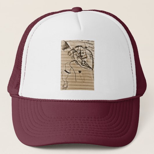 CASQUETTE ONDE DE LA MAIN DROITE (Devant)