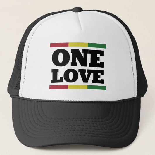 Casquette One love Reggae (Devant)