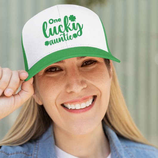Casquette One Lucky Auntie Funny St Patrick Day