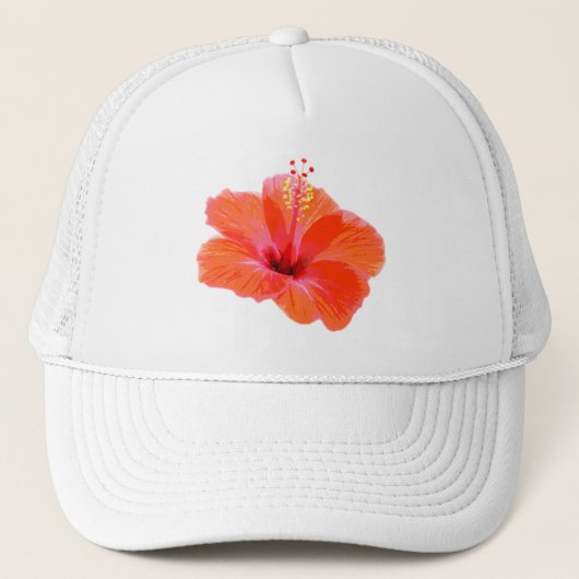 Casquette Only a Hibiscus Blossom + your text & ideas (Devant)