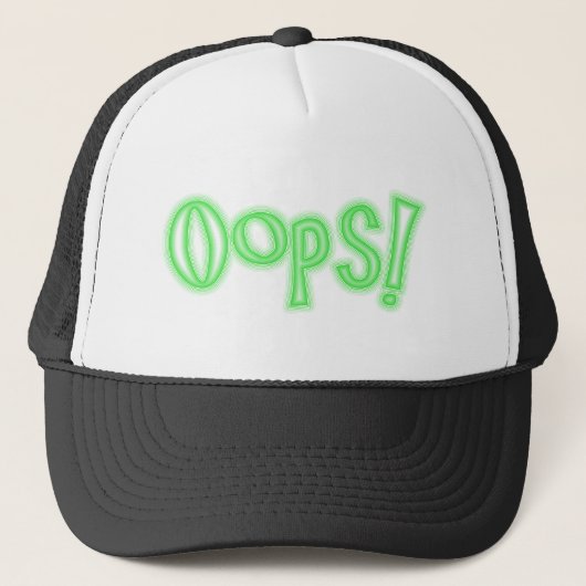 Casquette Oops ! (Devant)